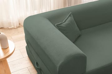 Hjørnesovesofa Atelier Del Sofa Legom Eco (280 x 90 x 25 cm) Grøn - Møbler - Sofaer - Sovesofaer