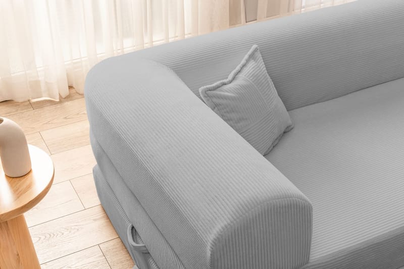 Hjørnesovesofa Atelier Del Sofa Legom Eco (280 x 90 x 25 cm) Lysegrå - Møbler - Sofaer - Sovesofaer