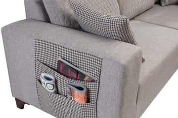 Hjørnesovesofa Atelier Del Sofa Loft Venstre (230 x 90 x 150 cm) Creme - Creme - Møbler - Sofaer - Sovesofaer