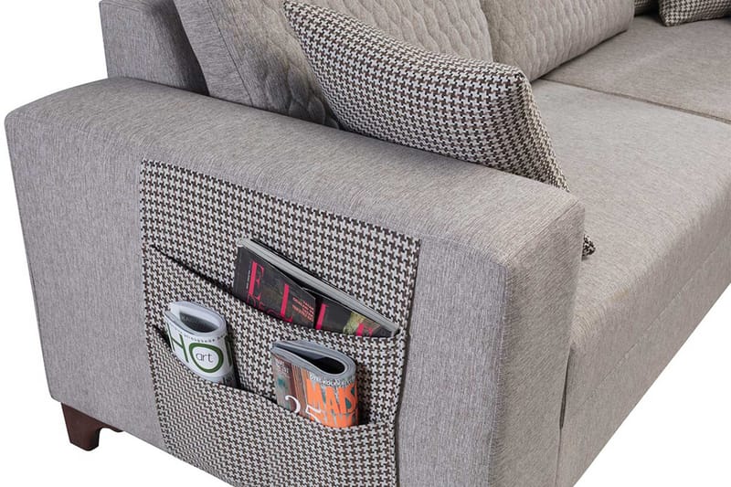 Hjørnesovesofa Atelier Del Sofa Loft Venstre (230 x 90 x 150 cm) Creme - Creme - Møbler - Sofaer - Sovesofaer