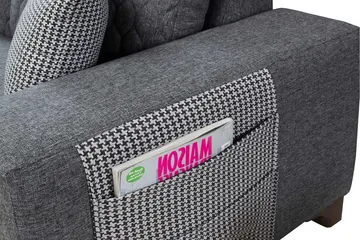 Hjørnesovesofa Atelier Del Sofa Loft Venstre (230 x 90 x 150 cm) Grå - Grå - Møbler - Sofaer - Sovesofaer