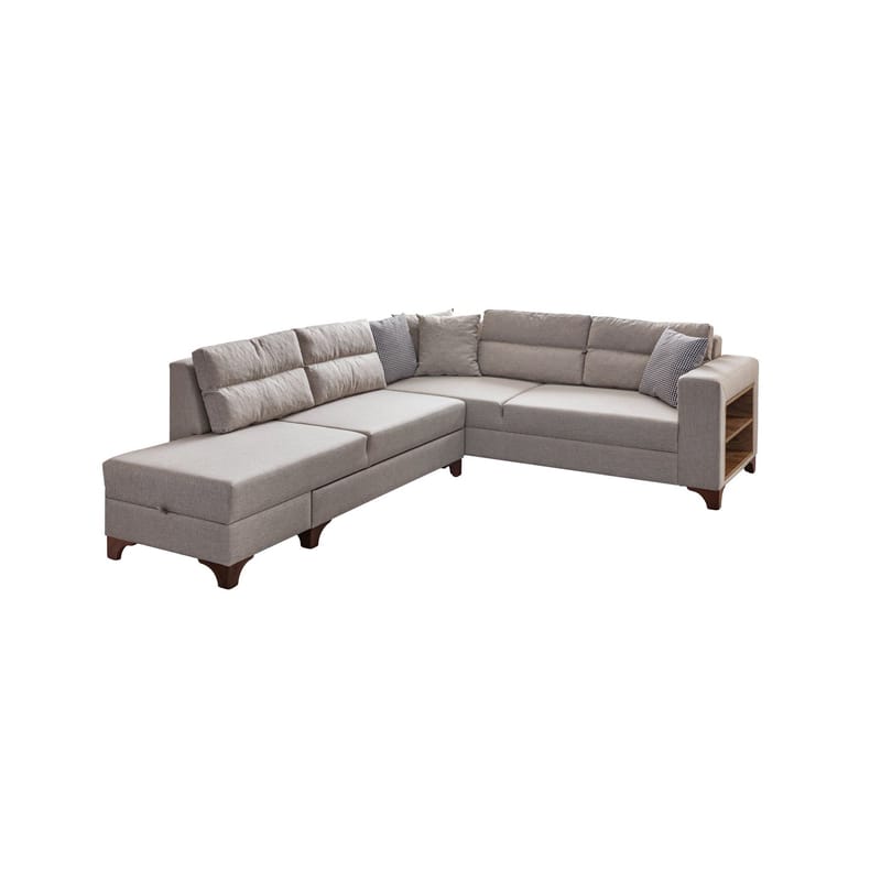 Hjørnesovesofa Atelier Del Sofa T-Loft Højre (230 x 90 x 150 cm) Creme - Creme - Møbler - Sofaer - Sovesofaer