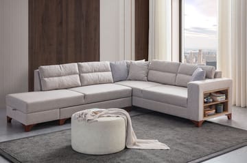 Hjørnesovesofa Atelier Del Sofa T-Loft Højre (230 x 90 x 150 cm) Creme - Creme - Møbler - Sofaer - Sovesofaer