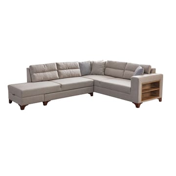 Hjørnesovesofa Atelier Del Sofa T-Loft Højre (230 x 90 x 150 cm) Creme - Creme - Møbler - Sofaer - Sovesofaer
