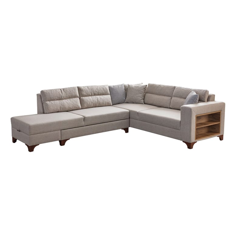Hjørnesovesofa Atelier Del Sofa T-Loft Højre (230 x 90 x 150 cm) Creme - Creme - Møbler - Sofaer - Sovesofaer