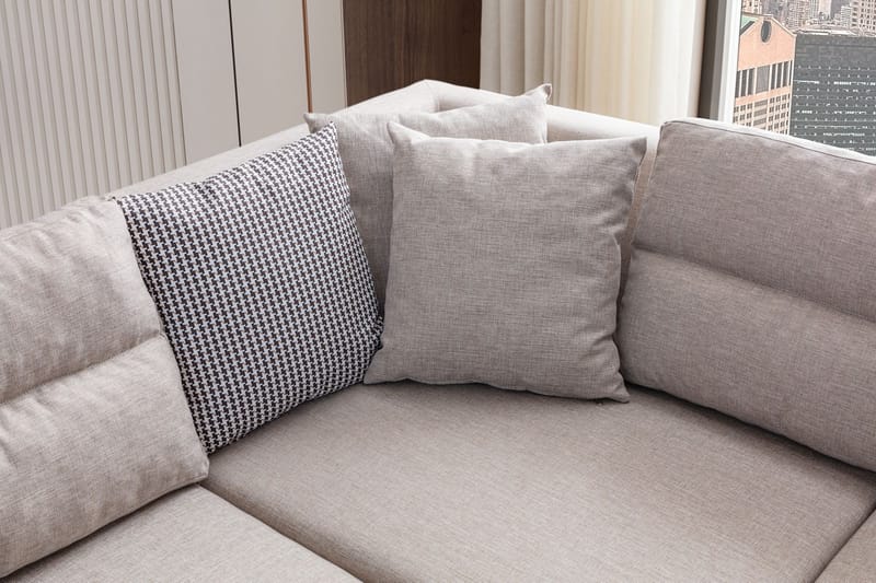 Hjørnesovesofa Atelier Del Sofa T-Loft Højre (230 x 90 x 150 cm) Creme - Creme - Møbler - Sofaer - Sovesofaer