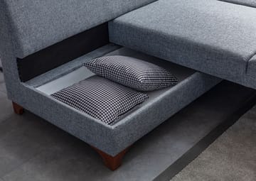 Hjørnesovesofa Atelier Del Sofa T-Loft Højre (230 x 90 x 150 cm) Grå - Grå - Møbler - Sofaer - Sovesofaer