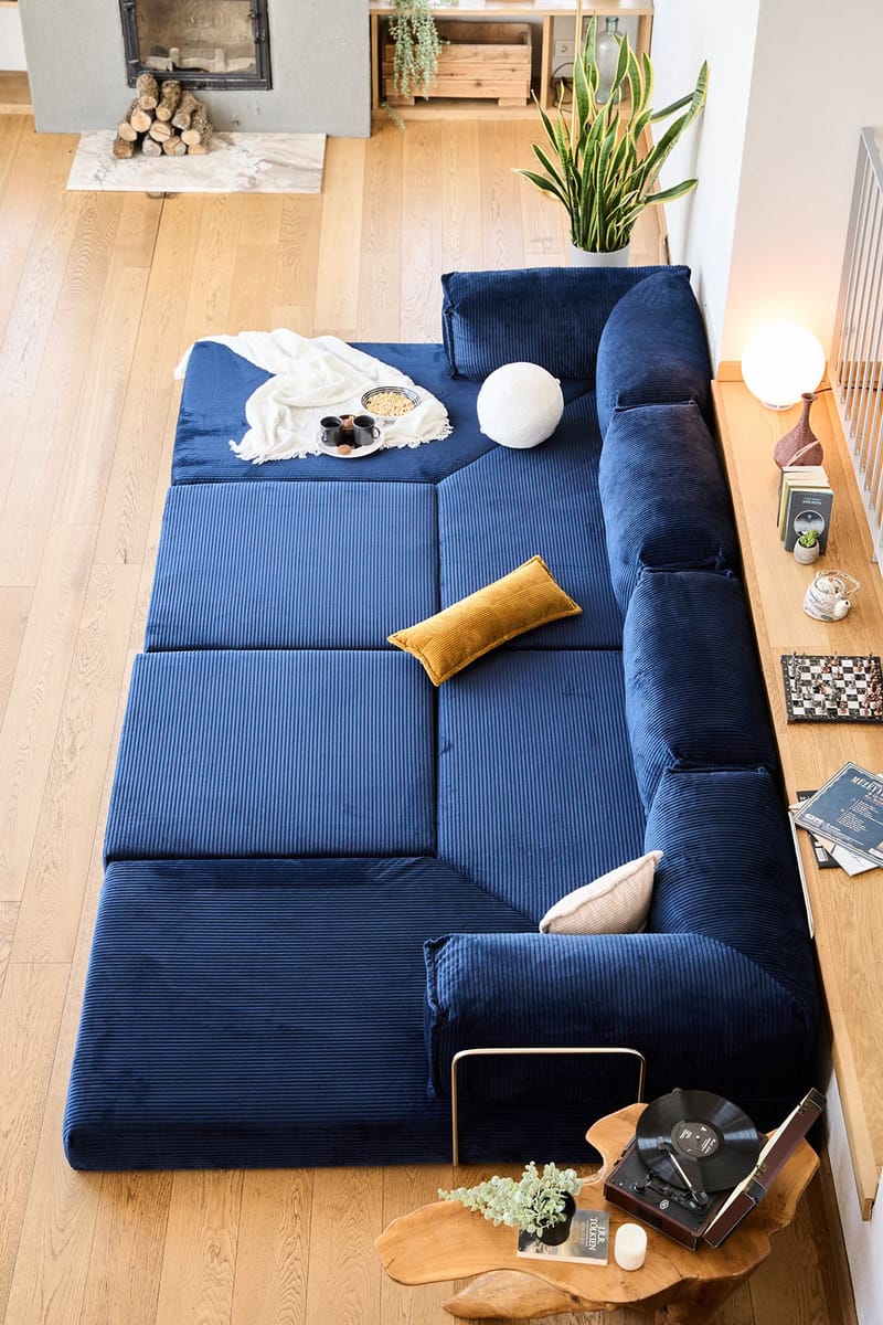 Corner Sofa-Bed Atelier Del Sofa - Møbler - Sofaer - Sovesofaer - Hjørnesovesofa