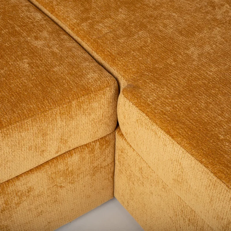 Hjørnesovesofa Fenor - Lysegul - Møbler - Sofaer - Sovesofaer
