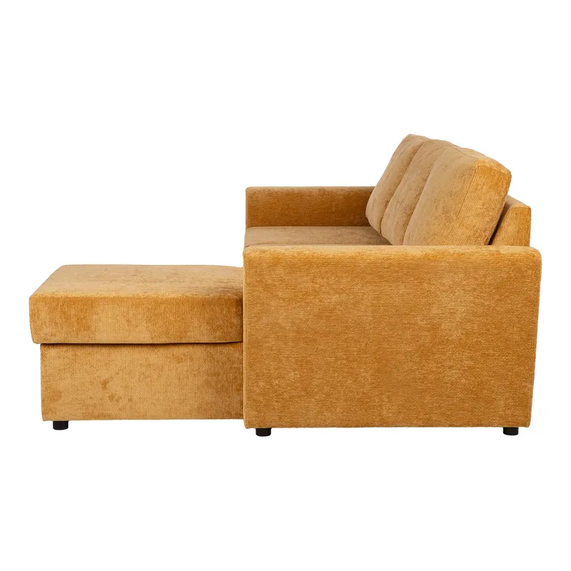Hjørnesovesofa Fenor - Lysegul - Møbler - Sofaer - Sovesofaer