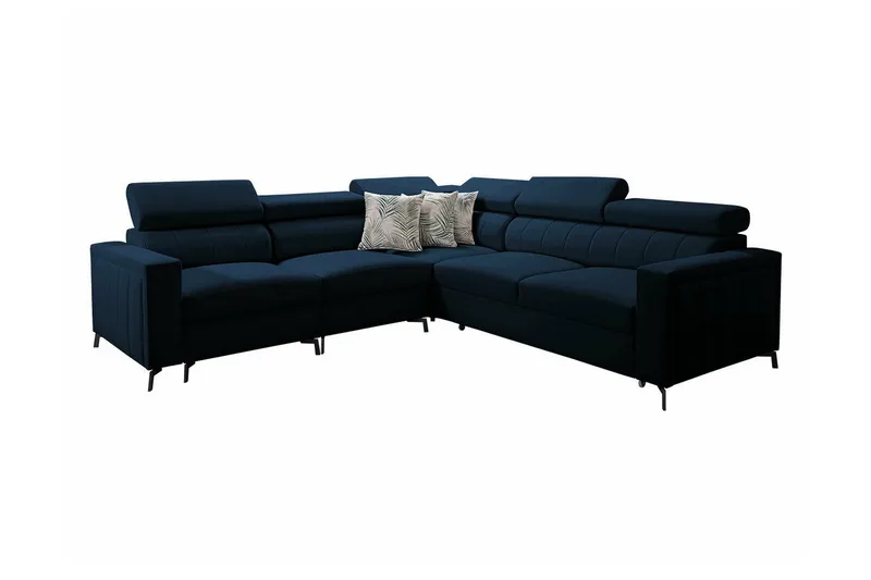 Galbally 4-sits Hörnbäddsoffa NO_BRAND Dark blue, undefined