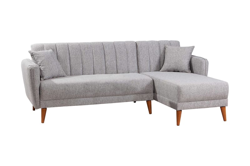 Jenick Hjørnesovesofa - Grå - Møbler - Sofaer - Sovesofaer - Sovesofa chaiselong