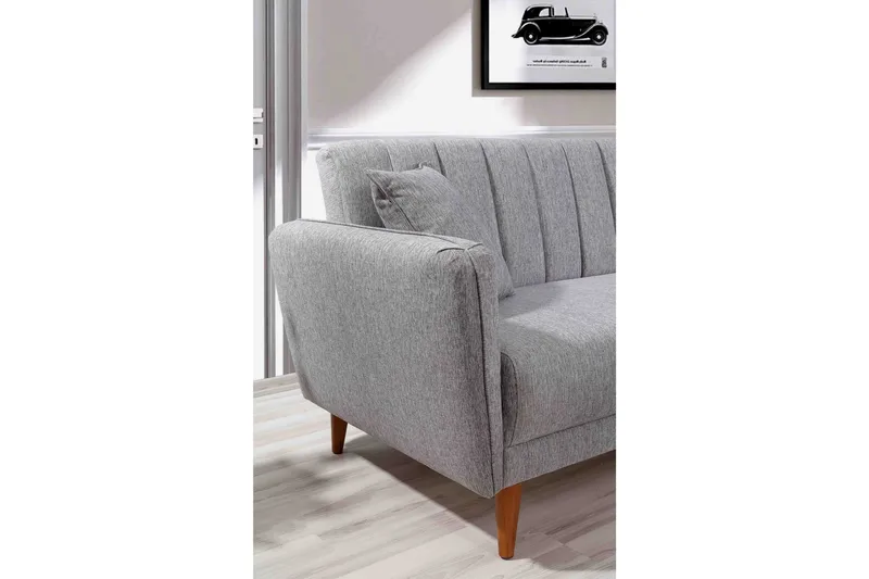 Jenick Hjørnesovesofa - Grå - Møbler - Sofaer - Sovesofaer - Sovesofa chaiselong