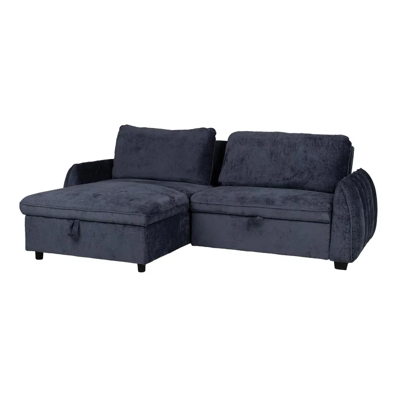 Hjørnesovesofa Klevor - Blå - Møbler - Sofaer - Sovesofaer