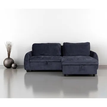 Hjørnesovesofa Klevor - Blå - Møbler - Sofaer - Sovesofaer