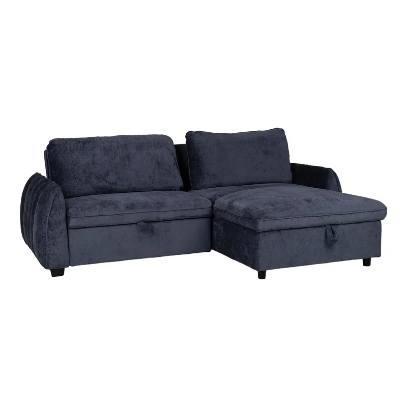 Hjørnesovesofa Klevor, Blå