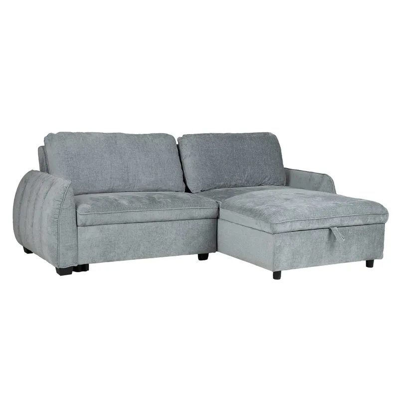 Hjørnesovesofa Klevor, blågrøn
