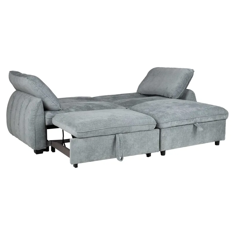 Hjørnesovesofa Klevor - blågrøn - Møbler - Sofaer - Sovesofaer