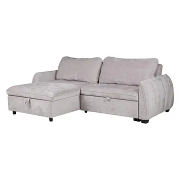 Hjørnesovesofa Klevor - Lysegrå - Møbler - Sofaer - Sovesofaer