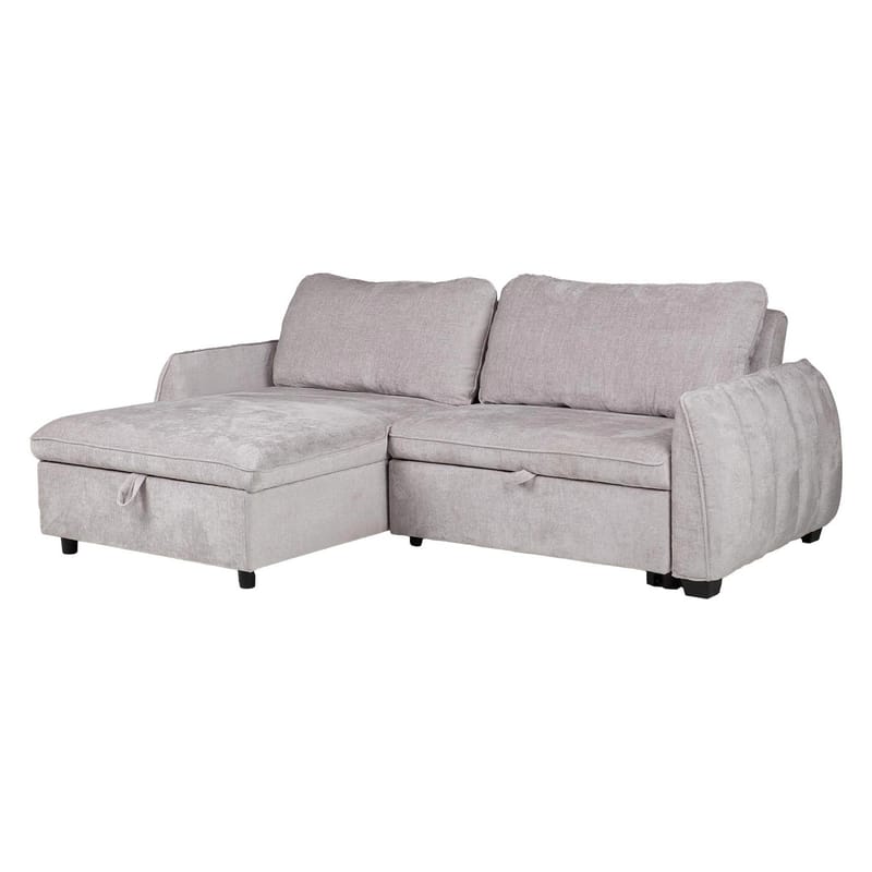 Hjørnesovesofa Klevor - Lysegrå - Møbler - Sofaer - Sovesofaer