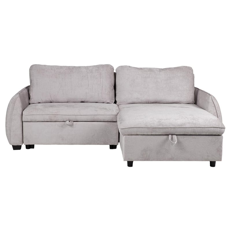 Hjørnesovesofa Klevor - Lysegrå - Møbler - Sofaer - Sovesofaer