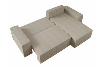 Knocklong 3-personers Hjørnesovesofa - Lyserød - Møbler - Sofaer - Sovesofaer - Sovesofa chaiselong