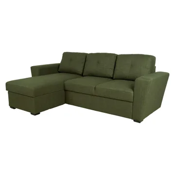 Hjørnesovesofa Korsvik - Grøn - Møbler - Sofaer - Sovesofaer