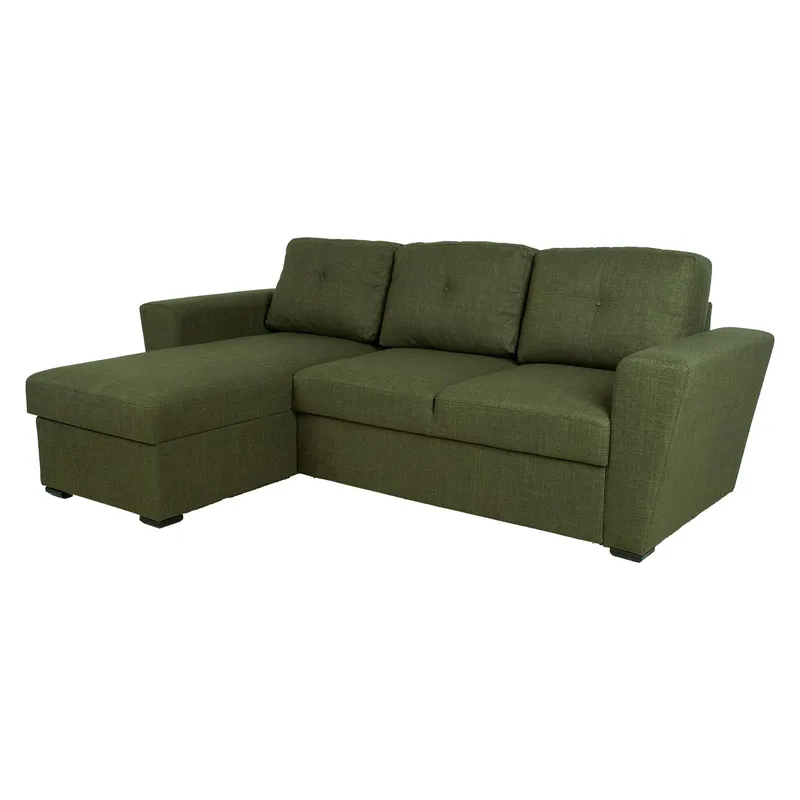 Hjørnesovesofa Korsvik - Grøn - Møbler - Sofaer - Sovesofaer