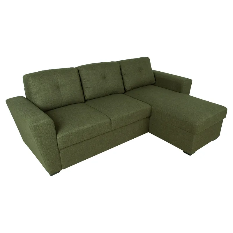 Hjørnesovesofa Korsvik - Grøn - Møbler - Sofaer - Sovesofaer
