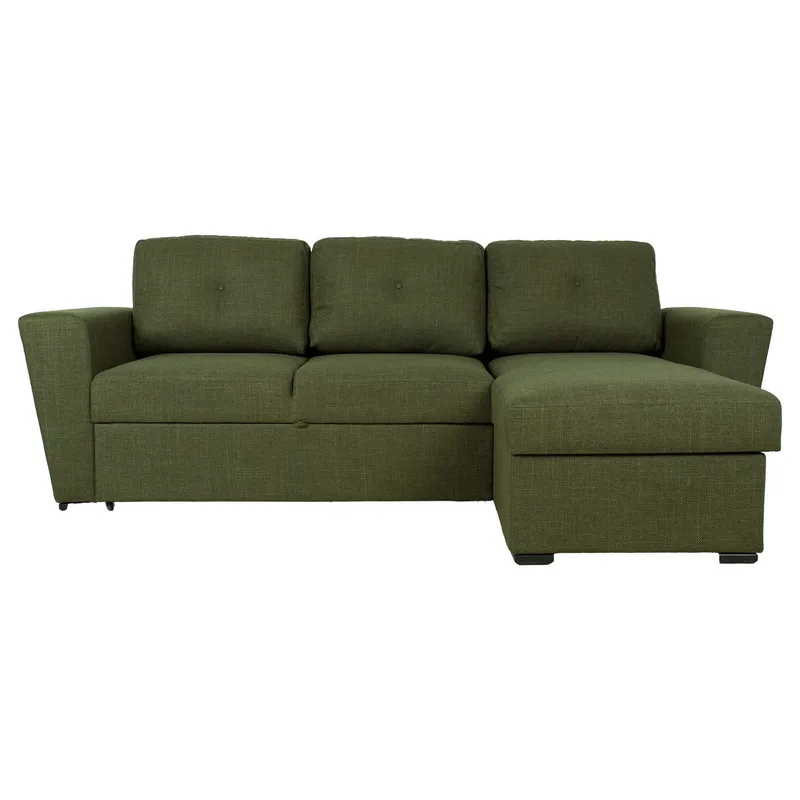 Hjørnesovesofa Korsvik - Grøn - Møbler - Sofaer - Sovesofaer