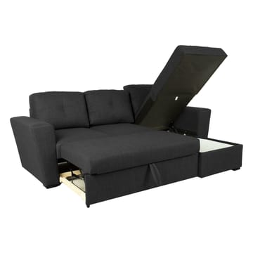 Hjørnesovesofa Korsvik - Mørkegrå - Møbler - Sofaer - Sovesofaer