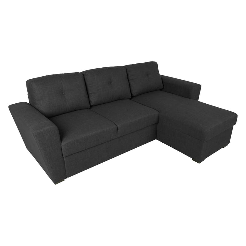 Hjørnesovesofa Korsvik - Mørkegrå - Møbler - Sofaer - Sovesofaer