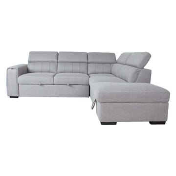 Hjørnesovesofa Selmar Højre - Grå - Møbler - Sofaer - Sovesofaer