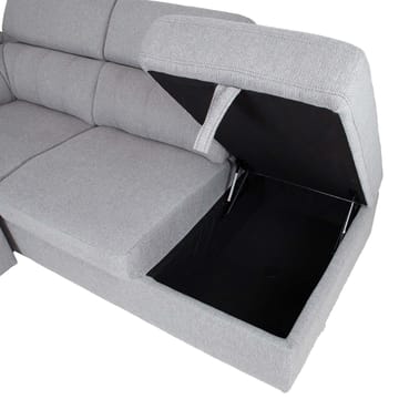 Hjørnesovesofa Selmar Højre - Grå - Møbler - Sofaer - Sovesofaer