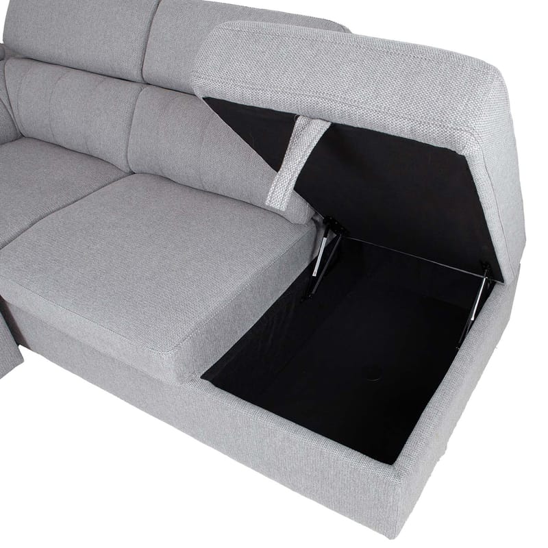 Hjørnesovesofa Selmar Højre - Grå - Møbler - Sofaer - Sovesofaer