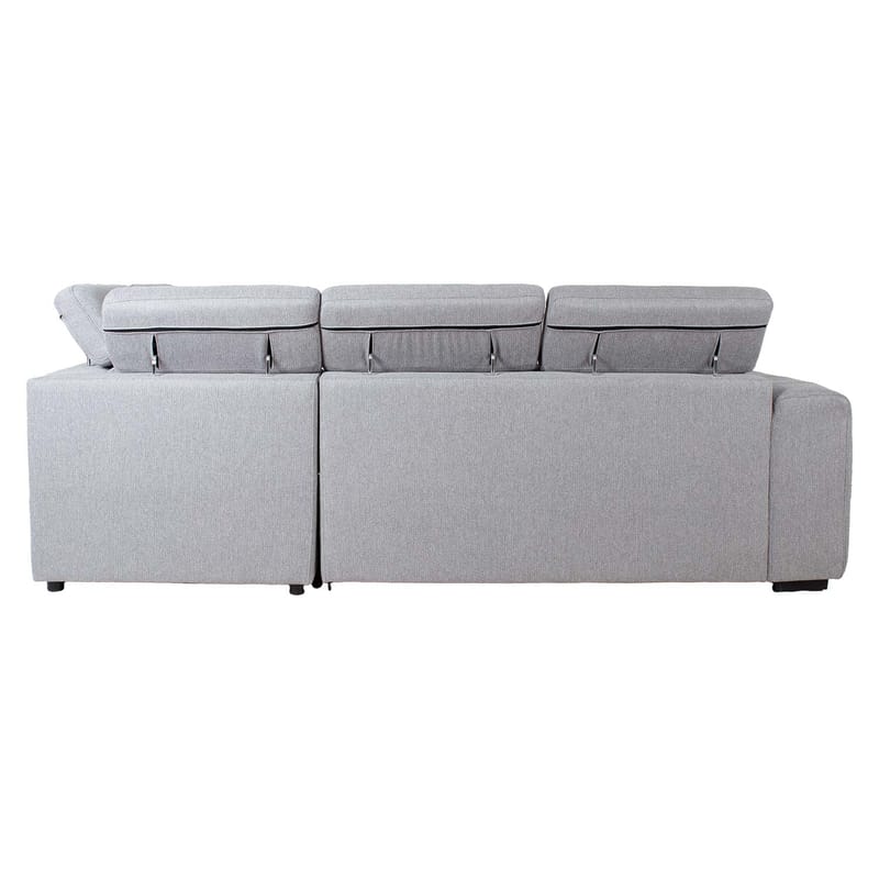 Hjørnesovesofa Selmar Højre - Grå - Møbler - Sofaer - Sovesofaer