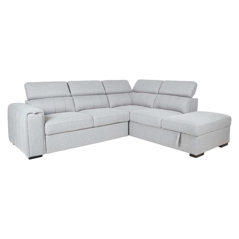 Hjørnesovesofa Selmar Højre - Grå - Møbler - Sofaer - Sovesofaer