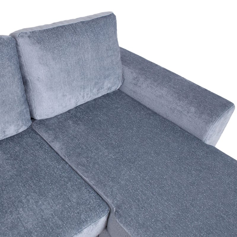 Hjørnesovesofa Tjörnö - Blågrå - Møbler - Sofaer - Sovesofaer