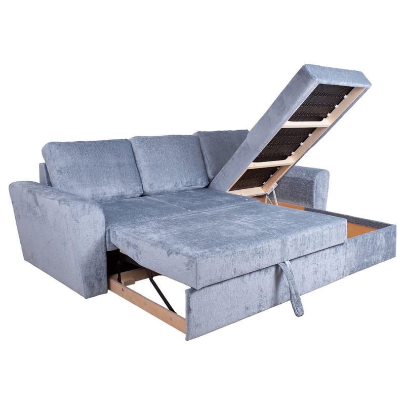 Hjørnesovesofa Tjörnö - Blågrå - Møbler - Sofaer - Sovesofaer