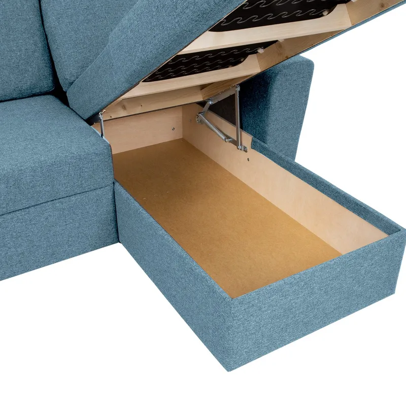 Hjørnesovesofa Tjörnö - Lyseblå - Møbler - Sofaer - Sovesofaer