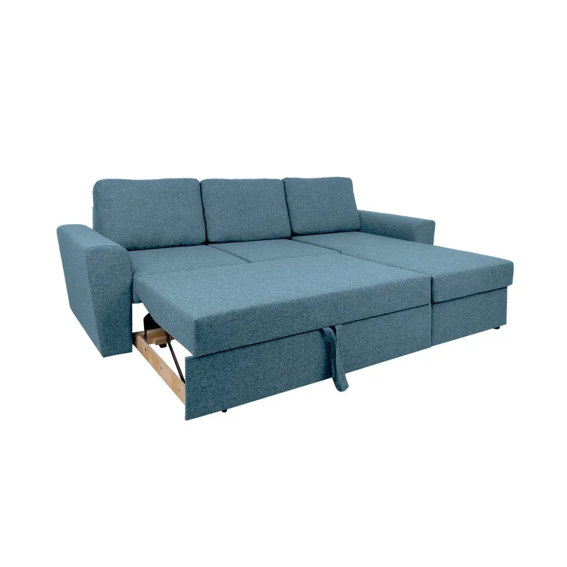 Hjørnesovesofa Tjörnö - Lyseblå - Møbler - Sofaer - Sovesofaer