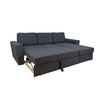 Hjørnesovesofa Tjörnö - Mørkegrå - Møbler - Sofaer - Sovesofaer
