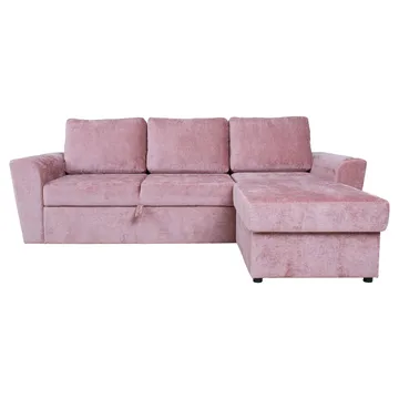 Hjørnesovesofa Tjörnö - Pink - Møbler - Sofaer - Sovesofaer
