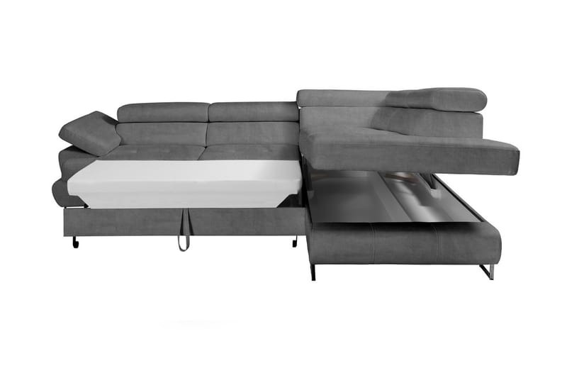 Hjørnesovesofa - Sovesofaer - Sovesofa chaiselong - Velour sofaer