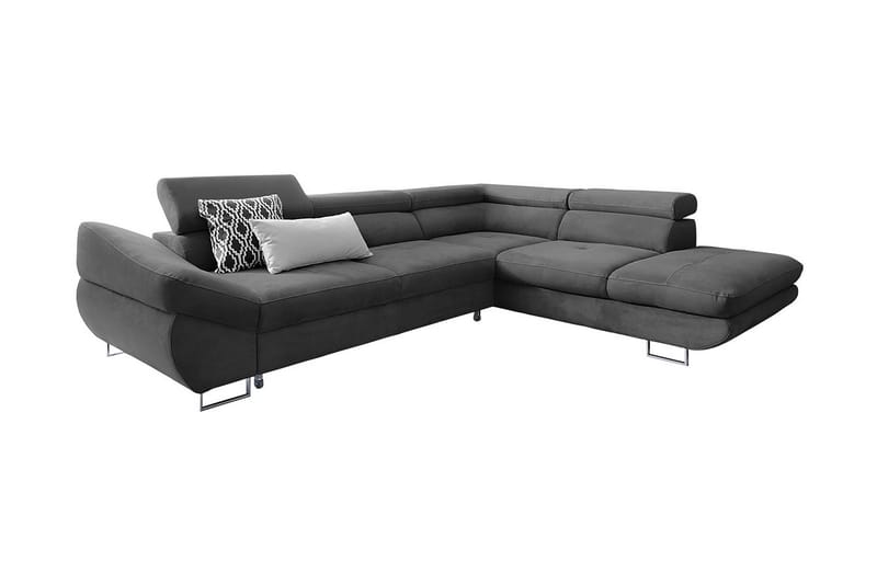 Hjørnesovesofa - Sovesofaer - Sovesofa chaiselong - Velour sofaer