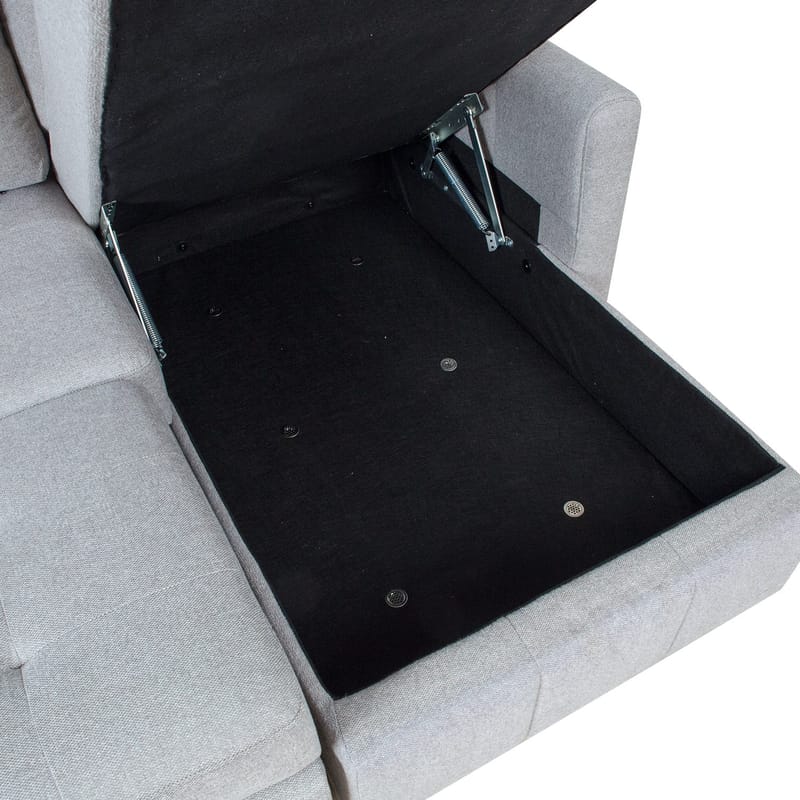 Hjørnesovesofa Porsen - Grå - Møbler - Sofaer - Sovesofaer