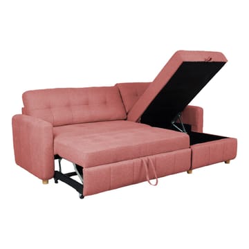 Hjørnesovesofa Porsen - Pink - Møbler - Sofaer - Sovesofaer