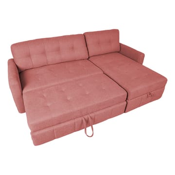 Hjørnesovesofa Porsen - Pink - Møbler - Sofaer - Sovesofaer