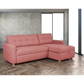 Hjørnesovesofa Porsen - Pink - Møbler - Sofaer - Sovesofaer