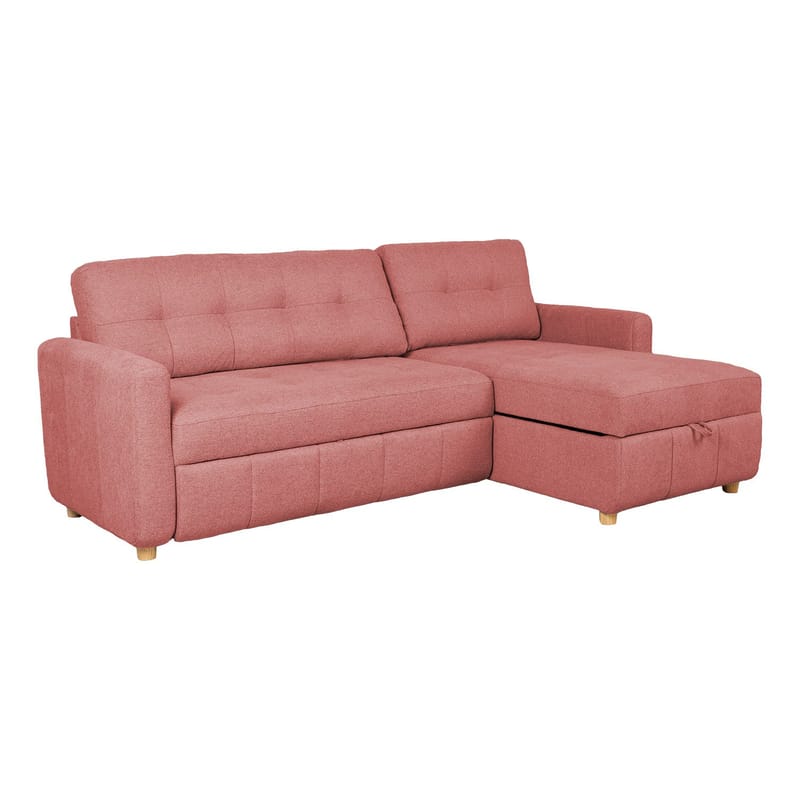 Hjørnesovesofa Porsen, Pink